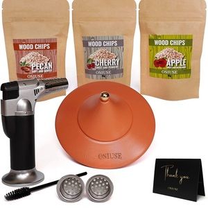 Cocktail Smoker Kit with Torch, Wood Chips, Filter for Infusing Whiskey